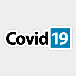 Covid 19 LinkedIn Style Sticker